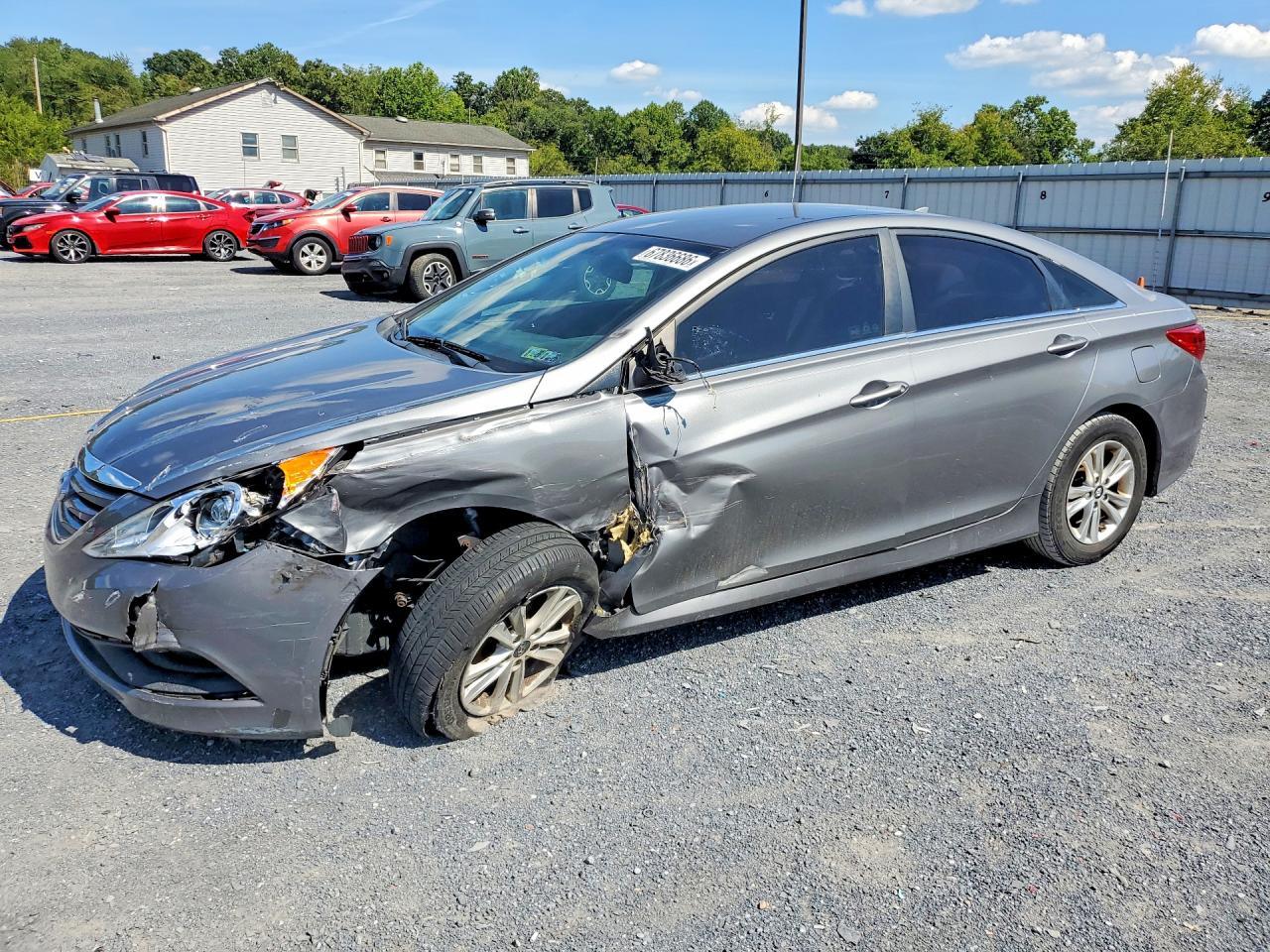 2014 HYUNDAI SONATA GLS | 5NPEB4AC4EH924628 | UPCARS