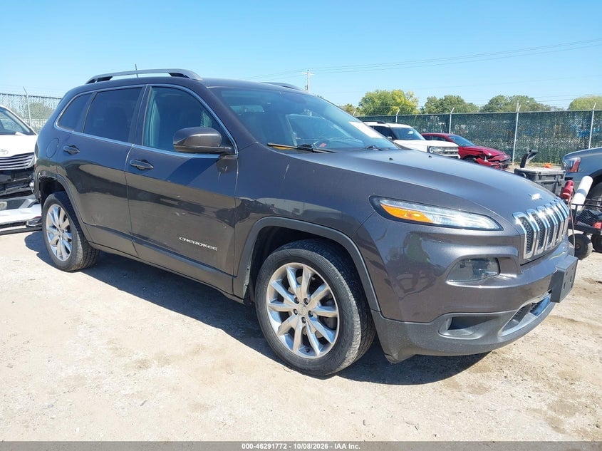2016 JEEP CHEROKEE LIMITED | 1C4PJLDBXGW184041 | UPCARS