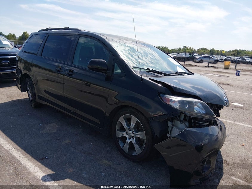 2012 TOYOTA SIENNA SE 8 PASSENGER | 5TDXK3DC7CS254756 | UPCARS