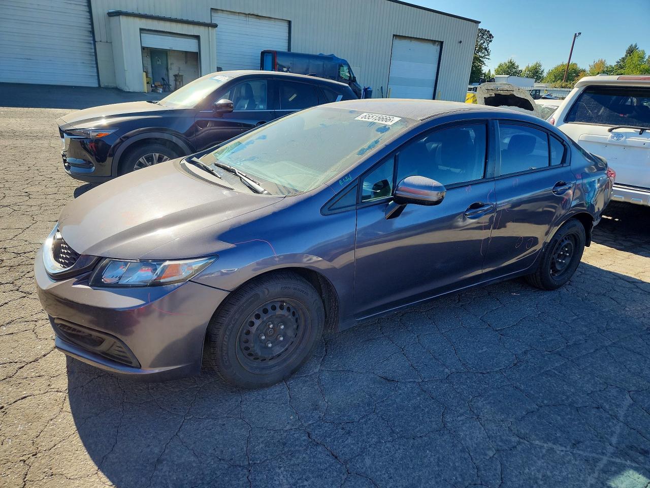 2014 HONDA CIVIC LX | 19XFB2F52EE256349 | UPCARS