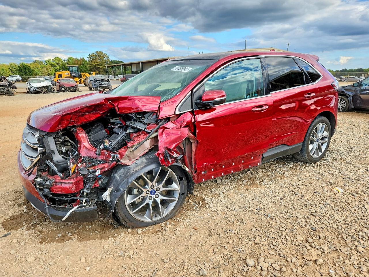 2015 FORD EDGE TITANIUM | 2FMTK3K92FBB24911 | UPCARS
