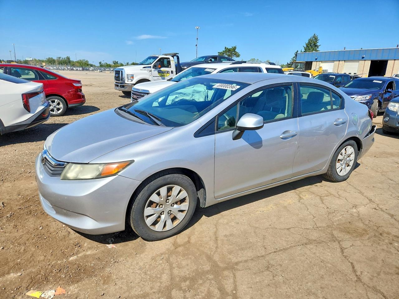 2012 HONDA CIVIC LX | 19XFB2F58CE036582 | UPCARS