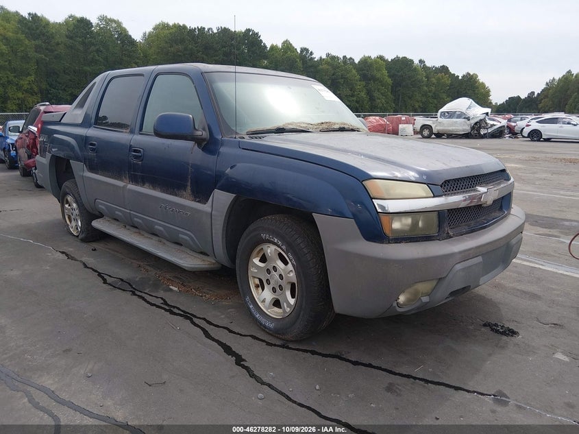 2002 CHEVROLET AVALANCHE 1500 | 3GNEK13T52G329214 | UPCARS