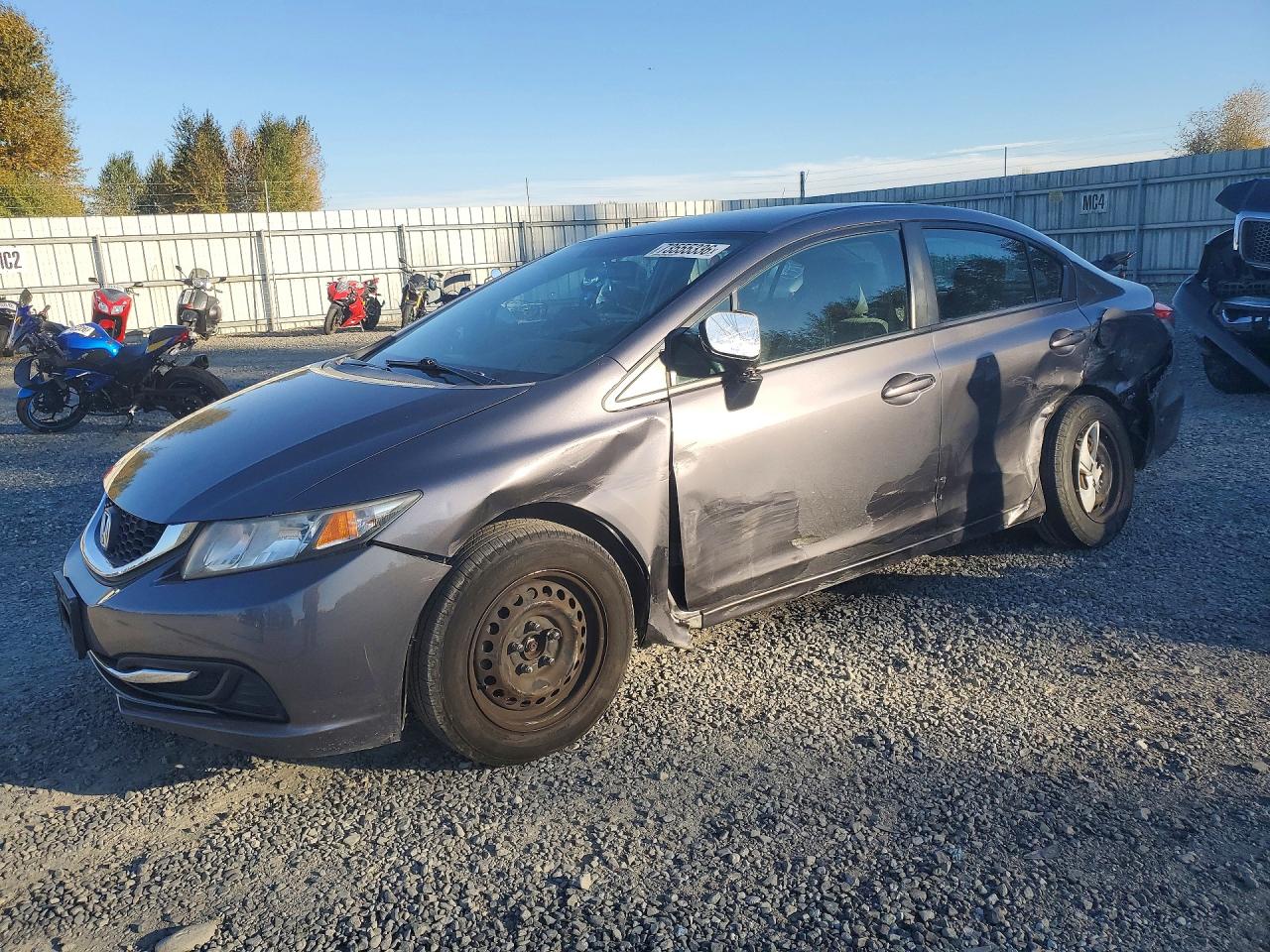 2014 HONDA CIVIC LX | 19XFB2F59EE206838 | UPCARS