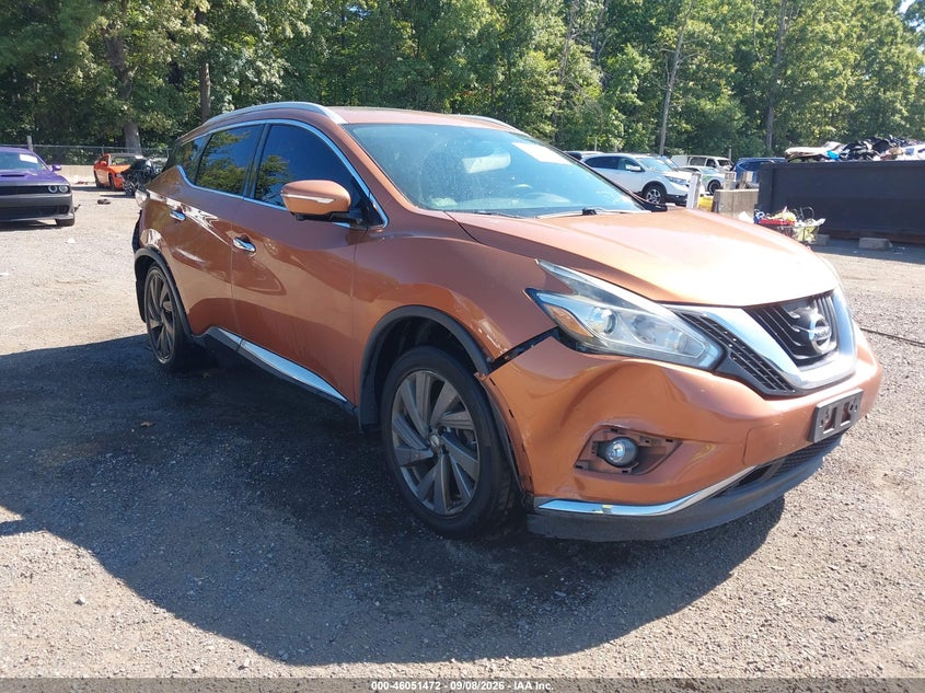 2015 NISSAN MURANO PLATINUM | 5N1AZ2MH0FN229534 | UPCARS