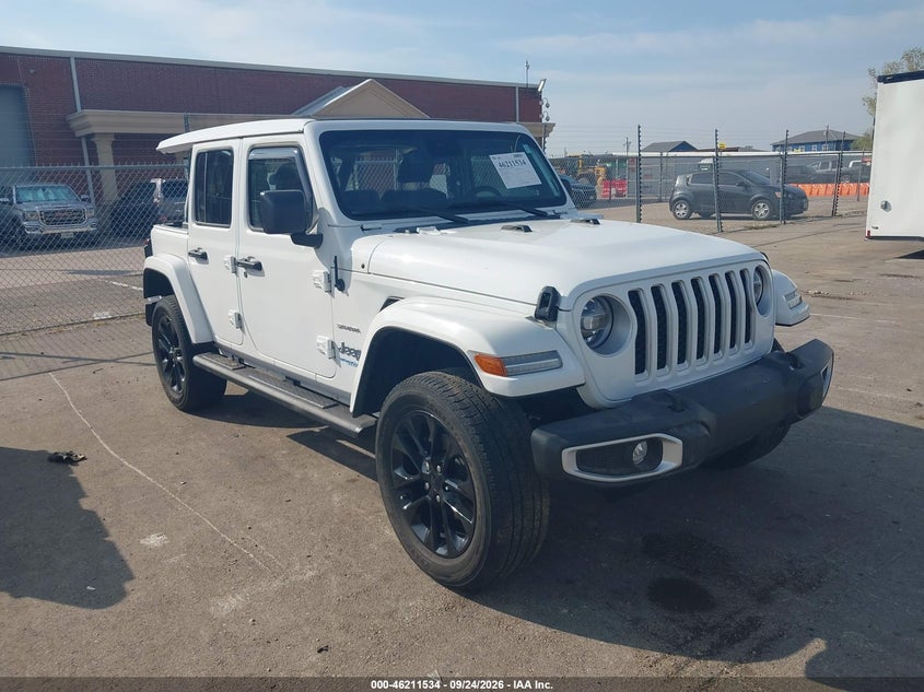 2021 JEEP WRANGLER 4XE UNLIMITED SAHARA 4X4 | 1C4JJXP65MW747942 | UPCARS