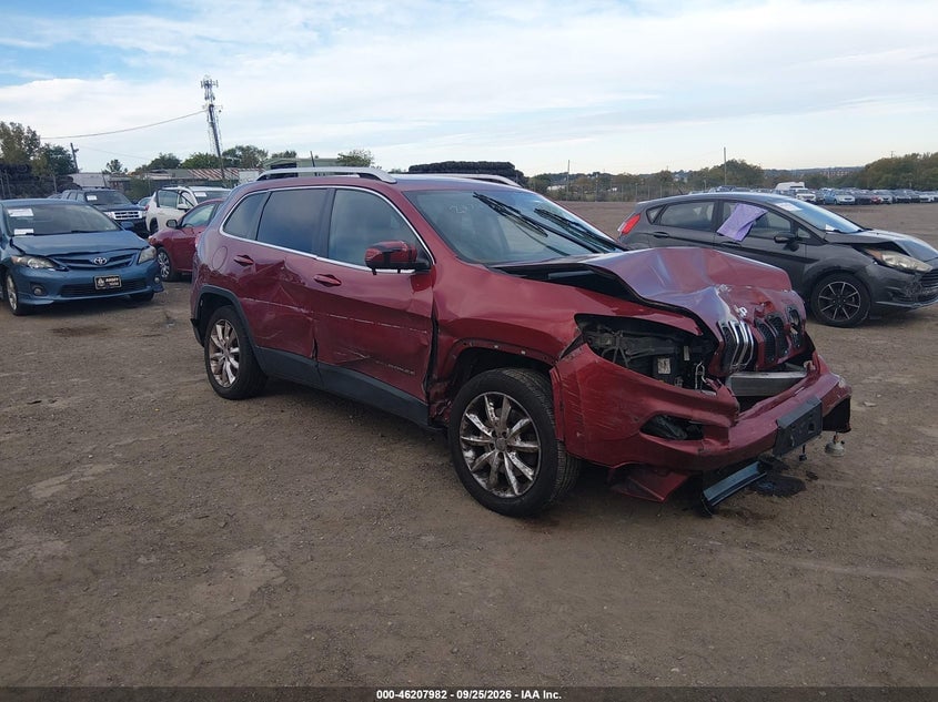 2016 JEEP CHEROKEE LIMITED | 1C4PJMDS2GW120243 | UPCARS