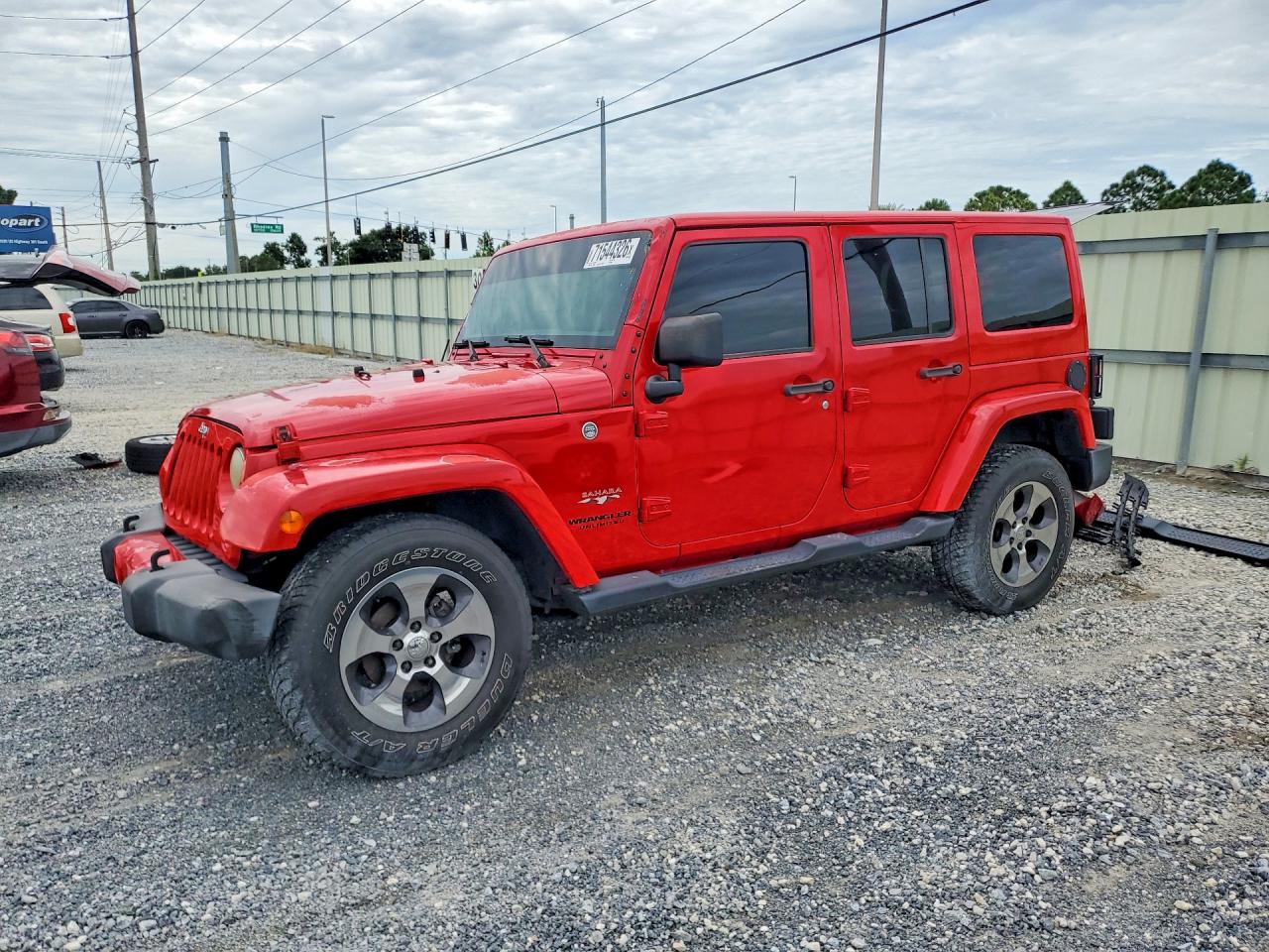 2016 JEEP WRANGLER SAHARA | 1C4BJWEG5GL288878 | UPCARS