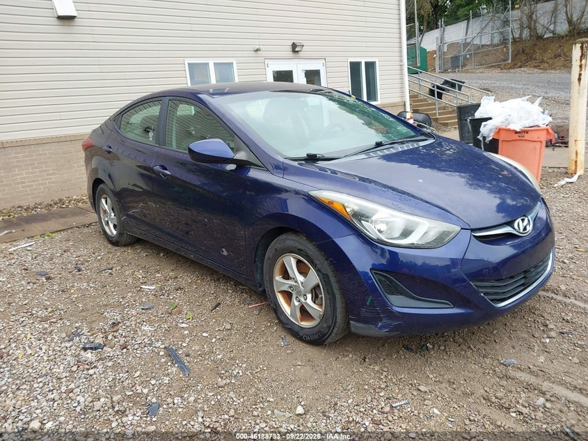 2014 HYUNDAI ELANTRA SE | 5NPDH4AE2EH456278 | UPCARS