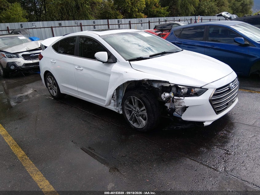2018 HYUNDAI ELANTRA LIMITED | 5NPD84LF2JH217801 | UPCARS