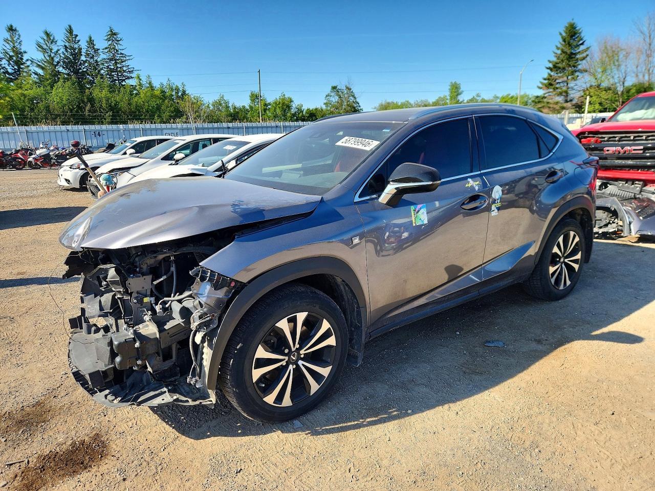 2019 LEXUS NX 300 BASE | JTJBARBZ4K2196700 | UPCARS