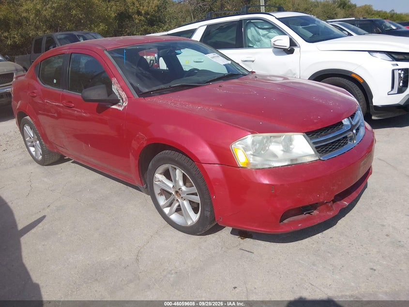 2012 DODGE AVENGER SE | 1C3CDZAG6CN314202 | UPCARS
