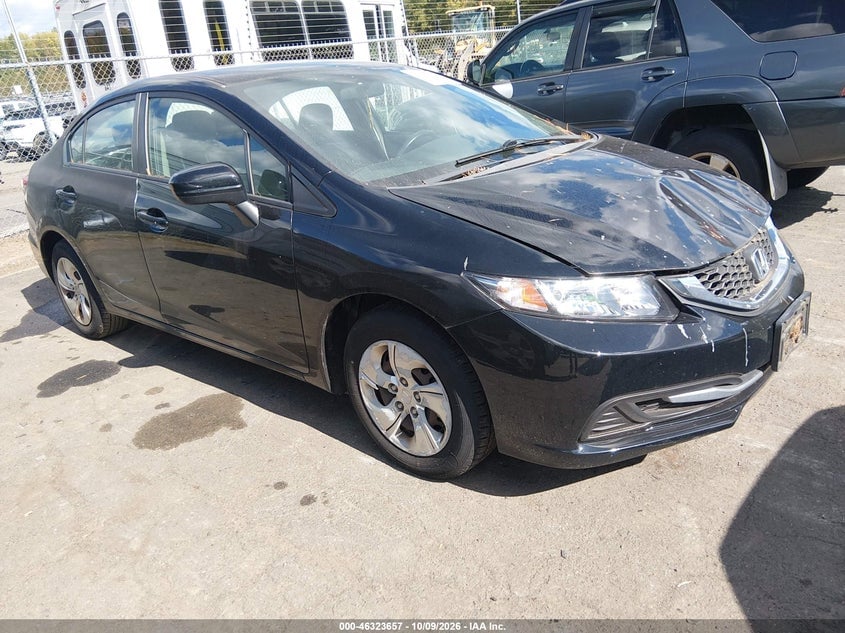 2014 HONDA CIVIC LX | 2HGFB2F55EH517477 | UPCARS