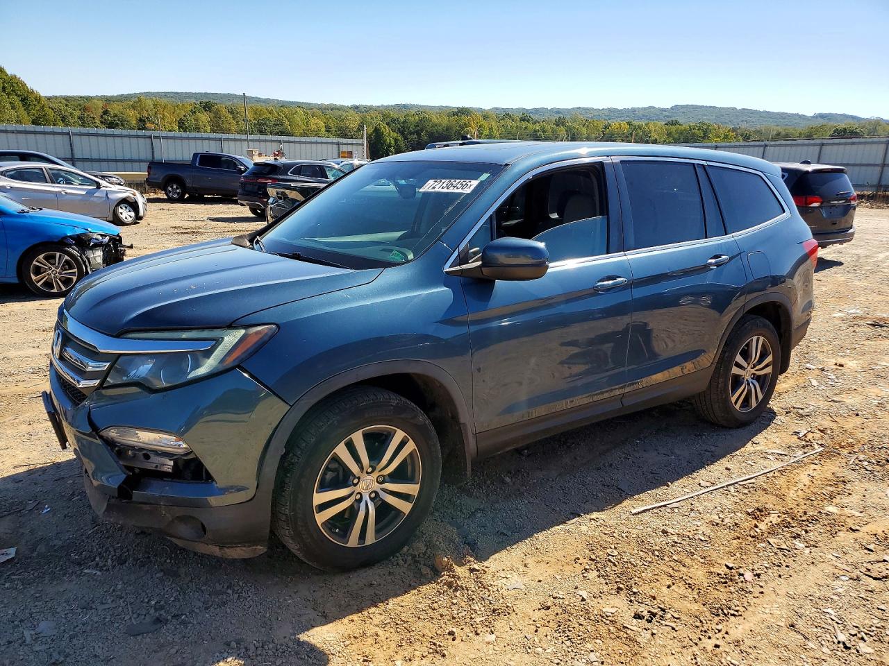 2017 HONDA PILOT EXL | 5FNYF6H56HB087744 | UPCARS
