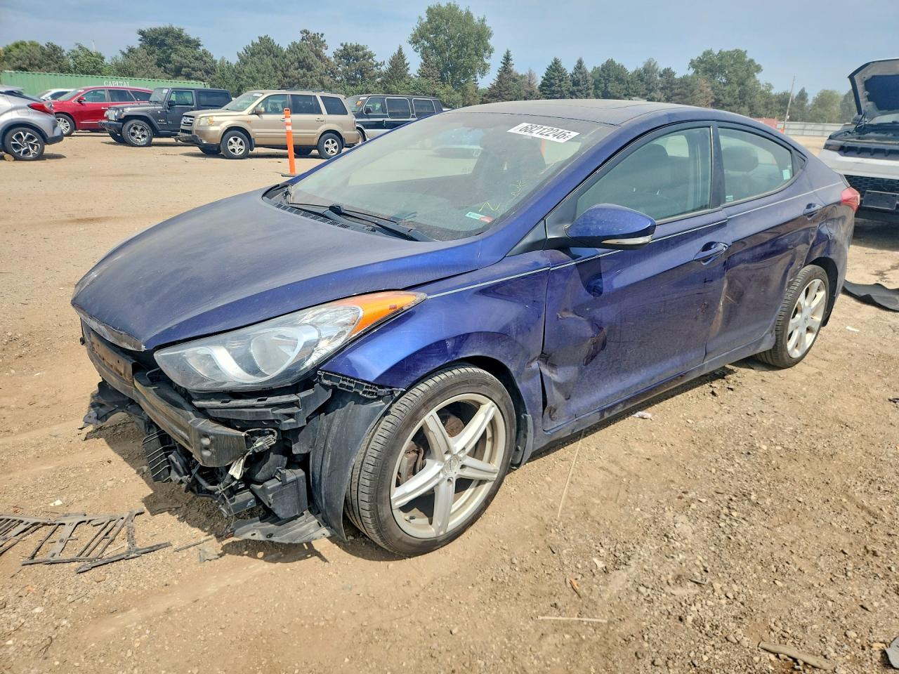 2013 HYUNDAI ELANTRA LIMITED | 5NPDH4AE9DH219561 | UPCARS