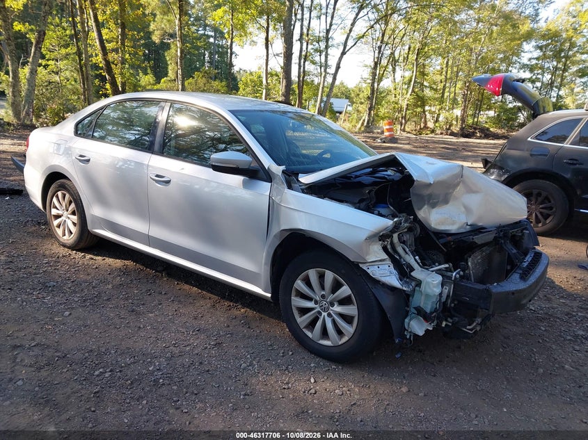 2013 VOLKSWAGEN PASSAT 2.5L S | 1VWAP7A36DC034219 | UPCARS