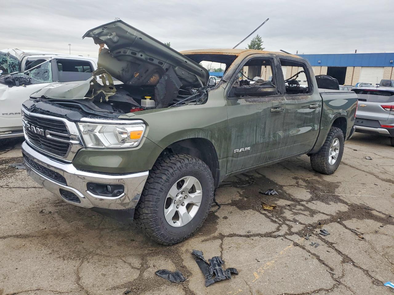 2021 RAM 1500 BIG HORN/LONE STAR | 1C6SRFFT6MN786387 | UPCARS
