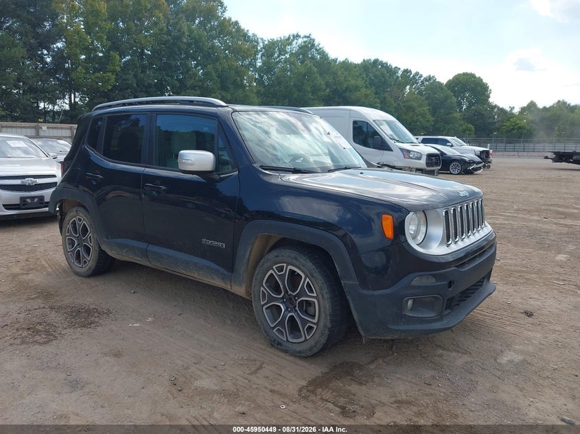 2016 JEEP RENEGADE LIMITED | ZACCJADT9GPC65976 | UPCARS