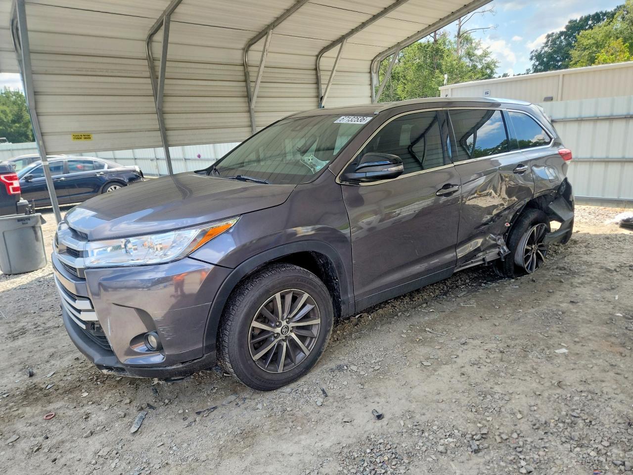 2019 TOYOTA HIGHLANDER XLE | 5TDKZRFH6KS558113 | UPCARS