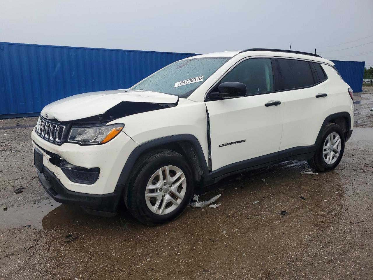 2019 JEEP COMPAS SPORT | 3C4NJCAB0KT848003 | UPCARS