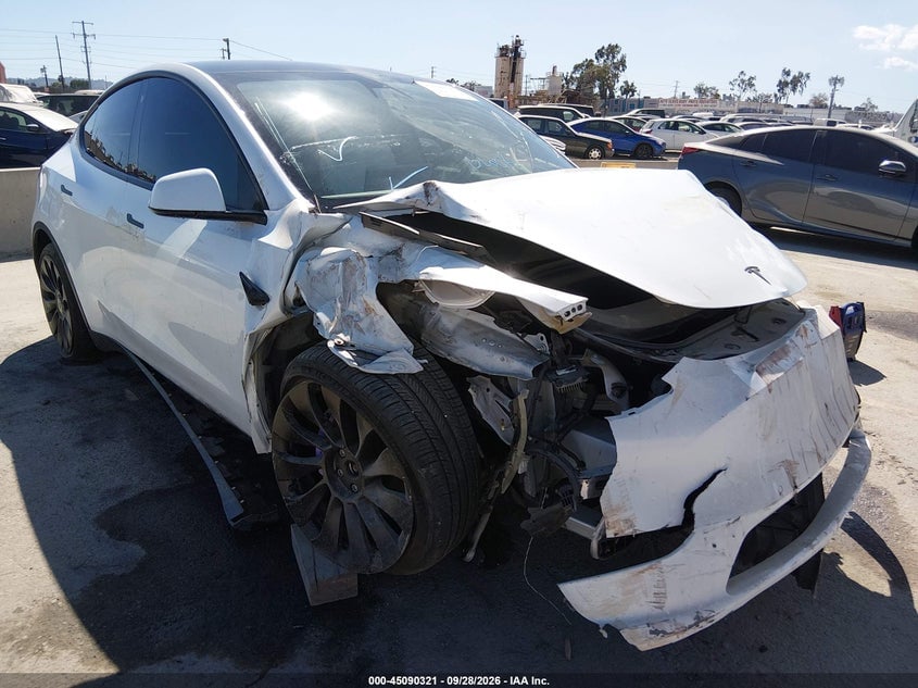 2022 TESLA MODEL Y PERFORMANCE DUAL MOTOR ALL-WHEEL DRIVE | 7SAYGDEF0NF345589 | UPCARS