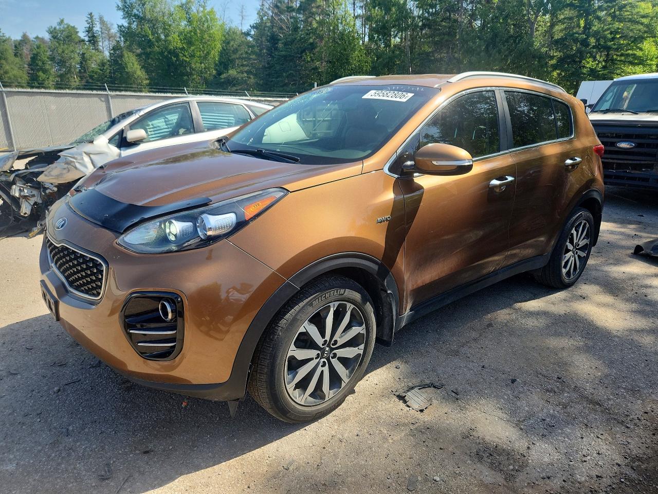 2018 KIA SPORTAG EX | KNDPNCAC6J7456197 | UPCARS