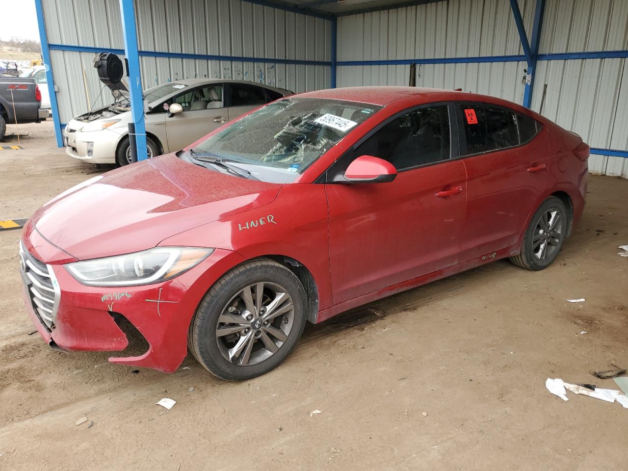 2017 HYUNDAI ELANTRA SE | KMHD84LFXHU061437 | UPCARS