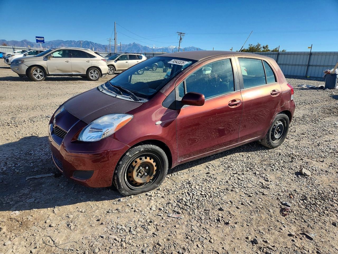2010 TOYOTA YARIS BASE | JTDKT4K37A5299327 | UPCARS
