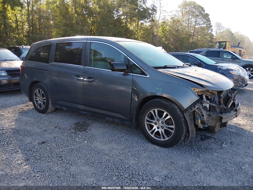 2013 HONDA ODYSSEY EX-L | 5FNRL5H64DB046104 | UPCARS
