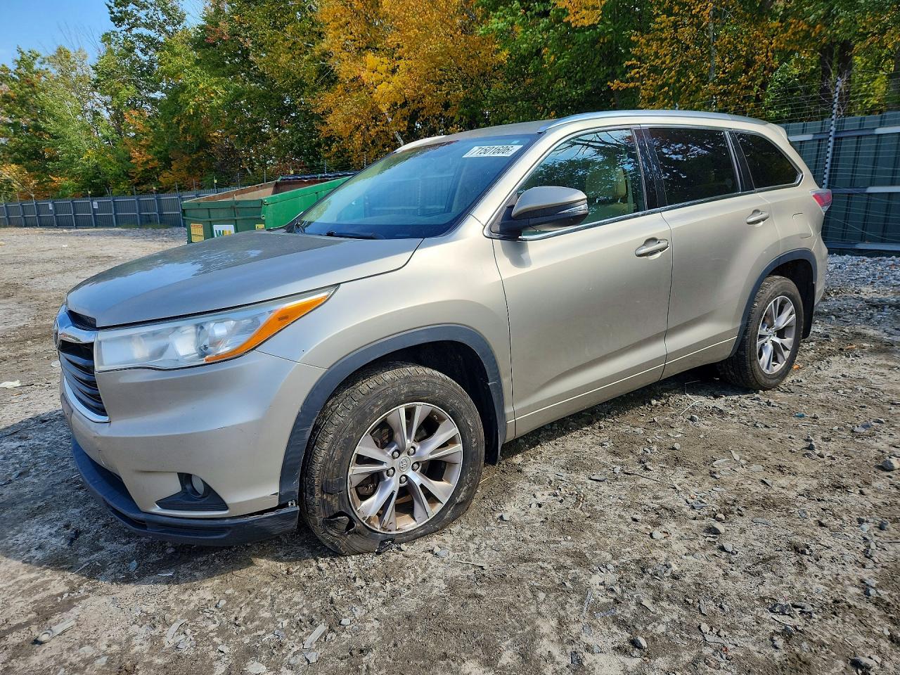 2014 TOYOTA HIGHLANDER XLE | 5TDJKRFH2ES046966 | UPCARS