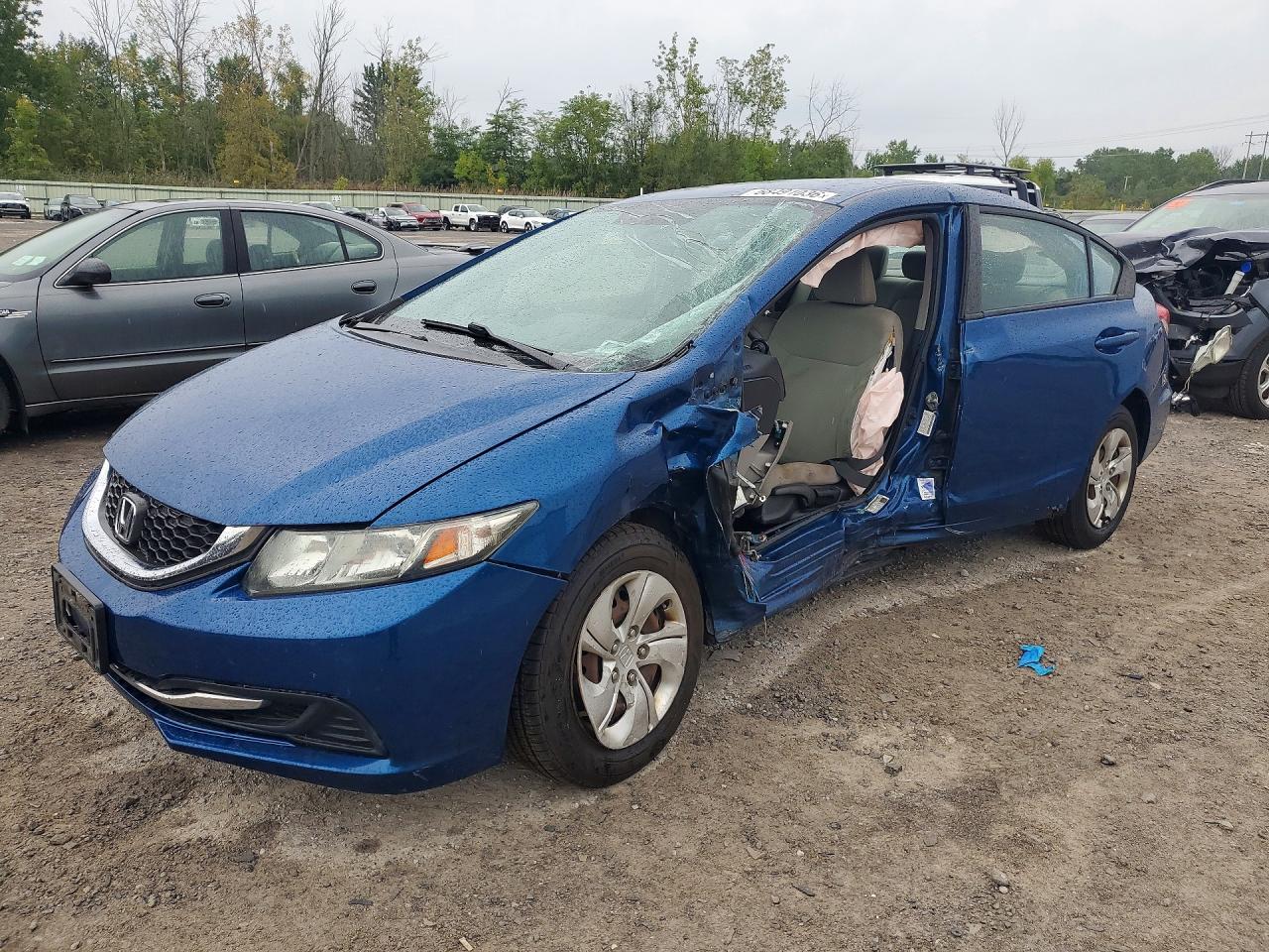 2013 HONDA CIVIC LX | 2HGFB2F55DH592386 | UPCARS