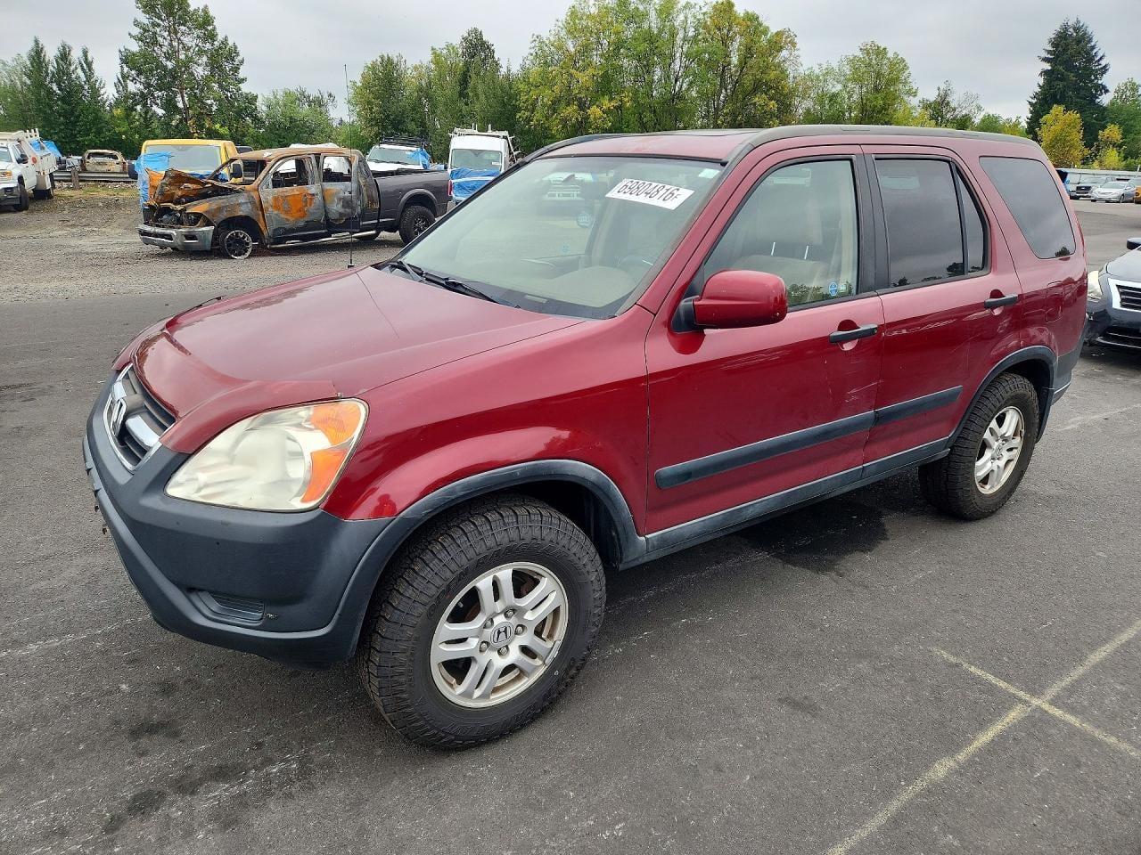 2004 HONDA CRV EX | JHLRD78894C058582 | UPCARS