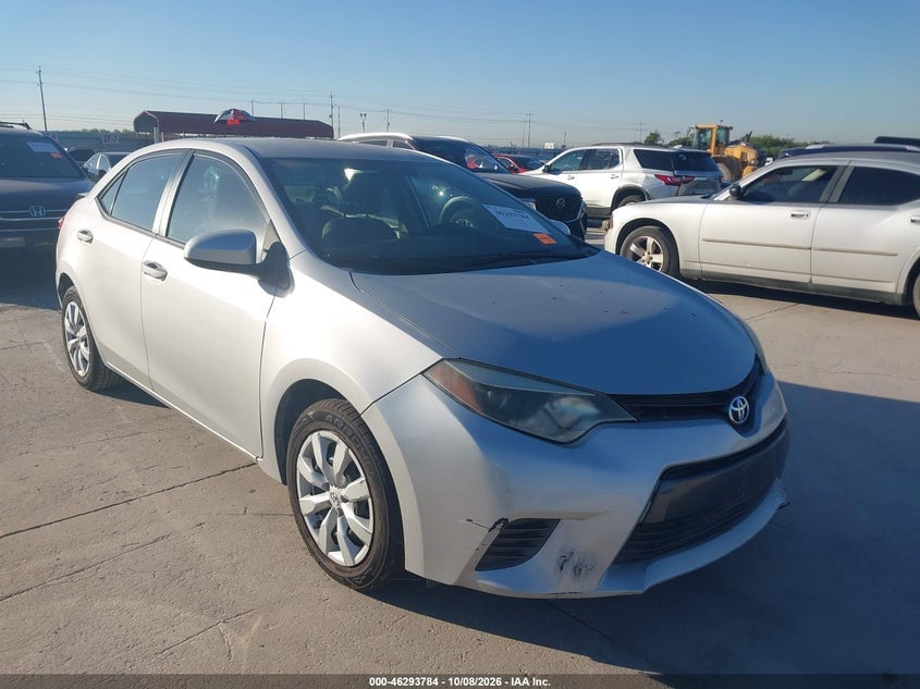 2016 TOYOTA COROLLA LE | 5YFBURHE9GP565509 | UPCARS