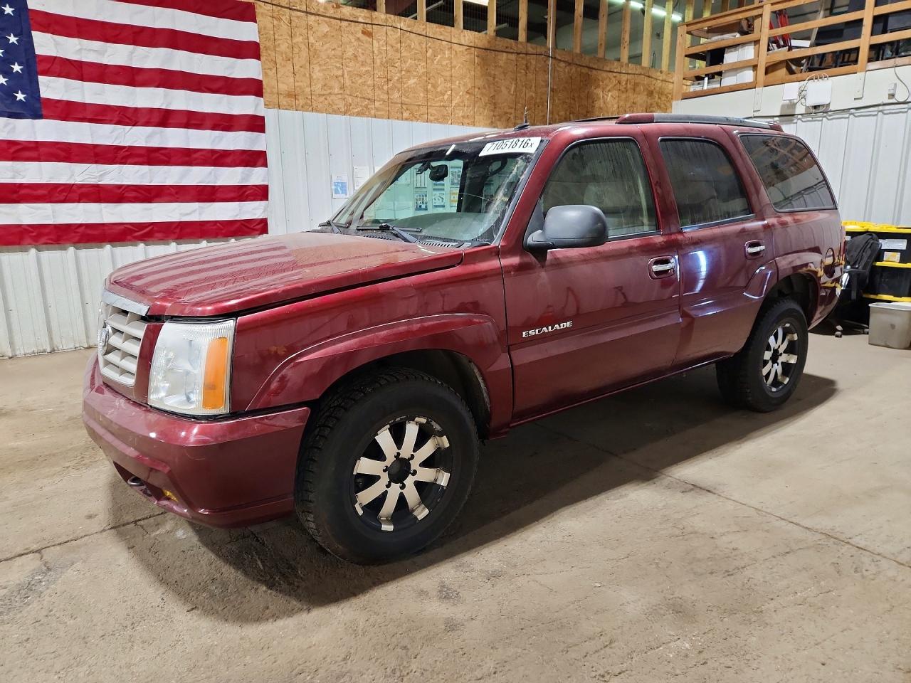 2003 CADILLAC ESCALADE LUXURY | 1GYEK63N83R125980 | UPCARS