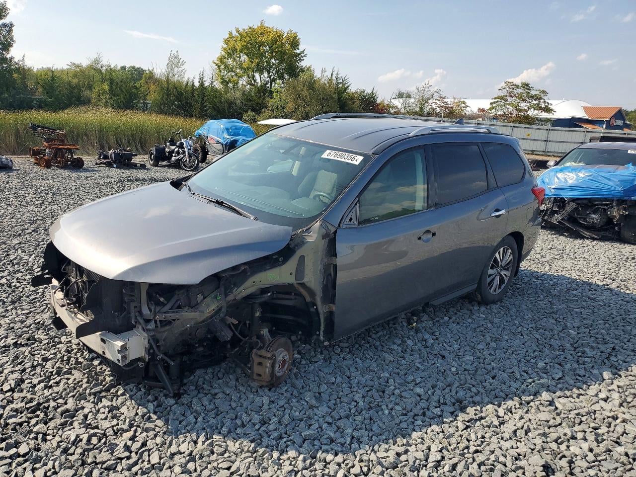 2019 NISSAN PATHFINDER S | 5N1DR2MM6KC649041 | UPCARS