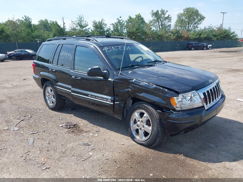 2004 JEEP GRAND CHEROKEE OVERLAND | 1J8GW68J44C165575 | UPCARS