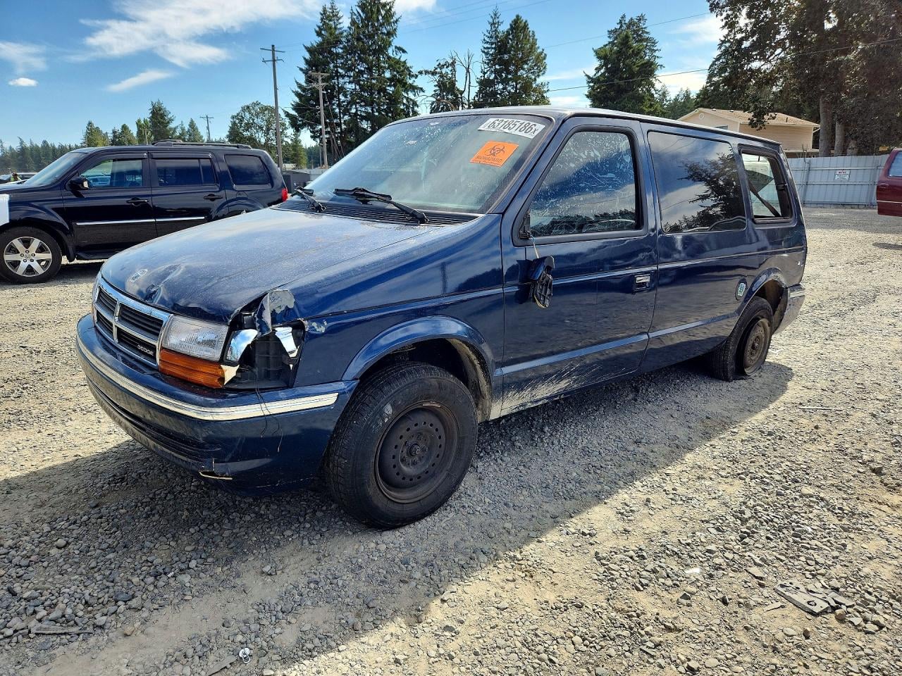 1991 DODGE CARAVAN | 2B4GK2537MR213768 | UPCARS