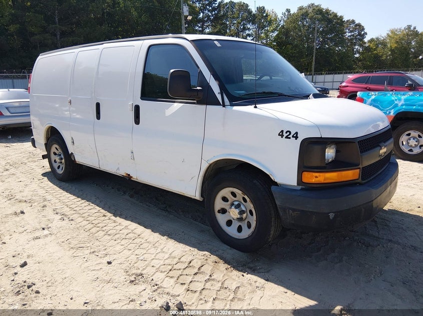 2013 CHEVROLET EXPRESS 1500 WORK VAN | 1GCSGAFX1D1105306 | UPCARS
