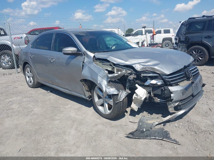 2013 VOLKSWAGEN PASSAT 2.5L SE | 1VWBP7A34DC100643 | UPCARS
