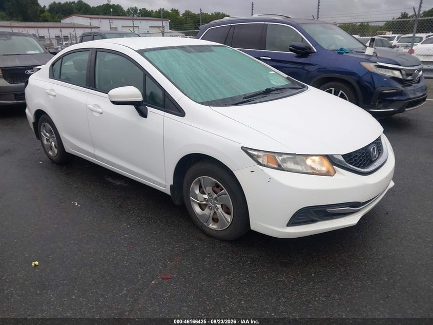 2014 HONDA CIVIC LX | 19XFB2F57EE228353 | UPCARS