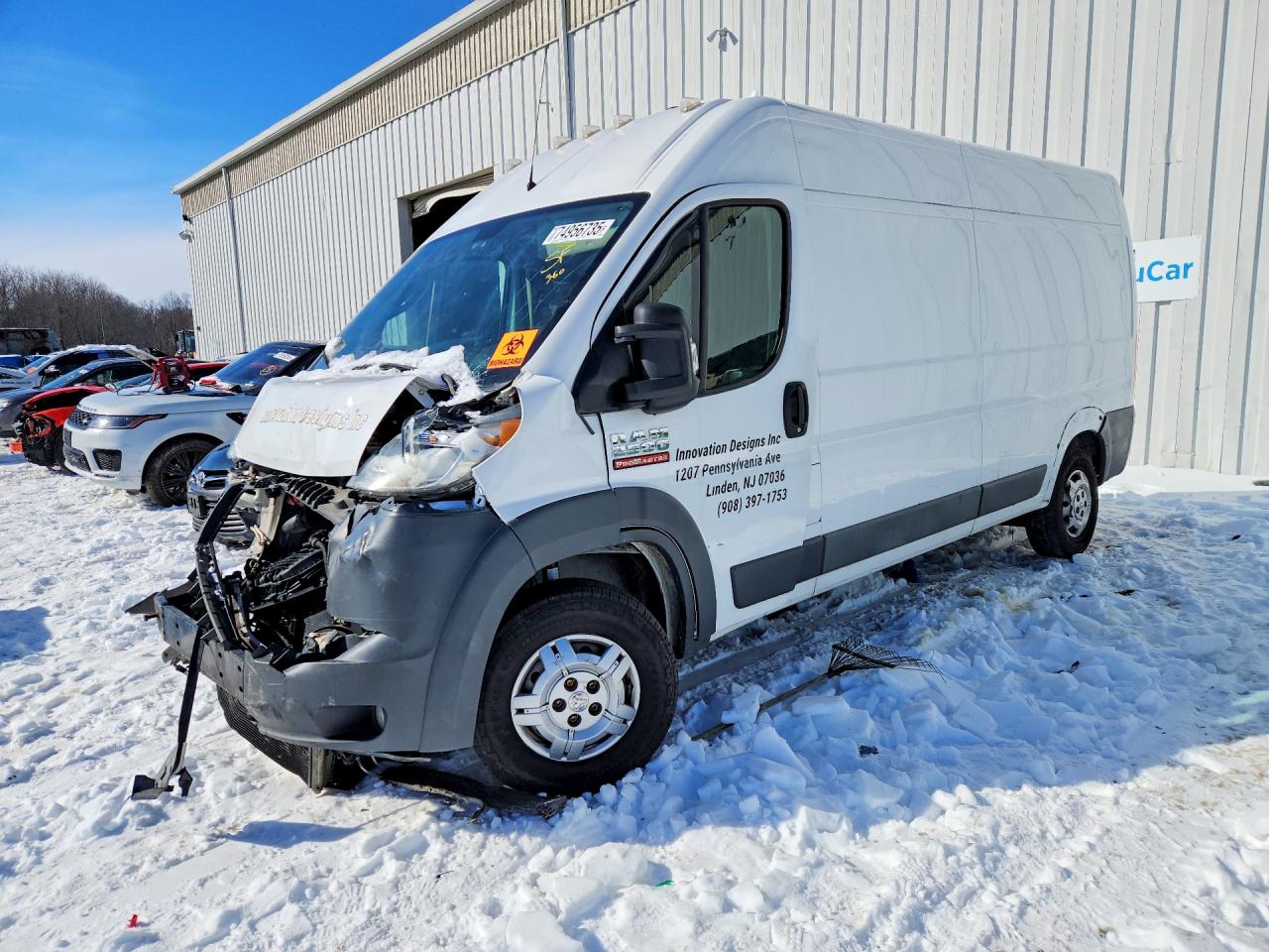 2018 RAM PROMASTER 2500 HIGH | 3C6TRVDG7JE125682 | UPCARS