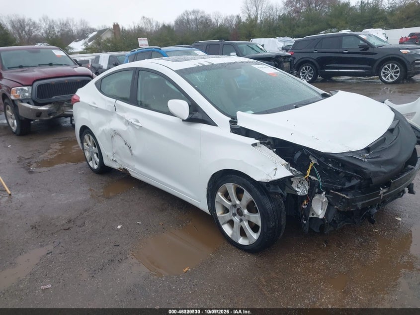 2012 HYUNDAI ELANTRA LIMITED | 5NPDH4AE9CH111696 | UPCARS