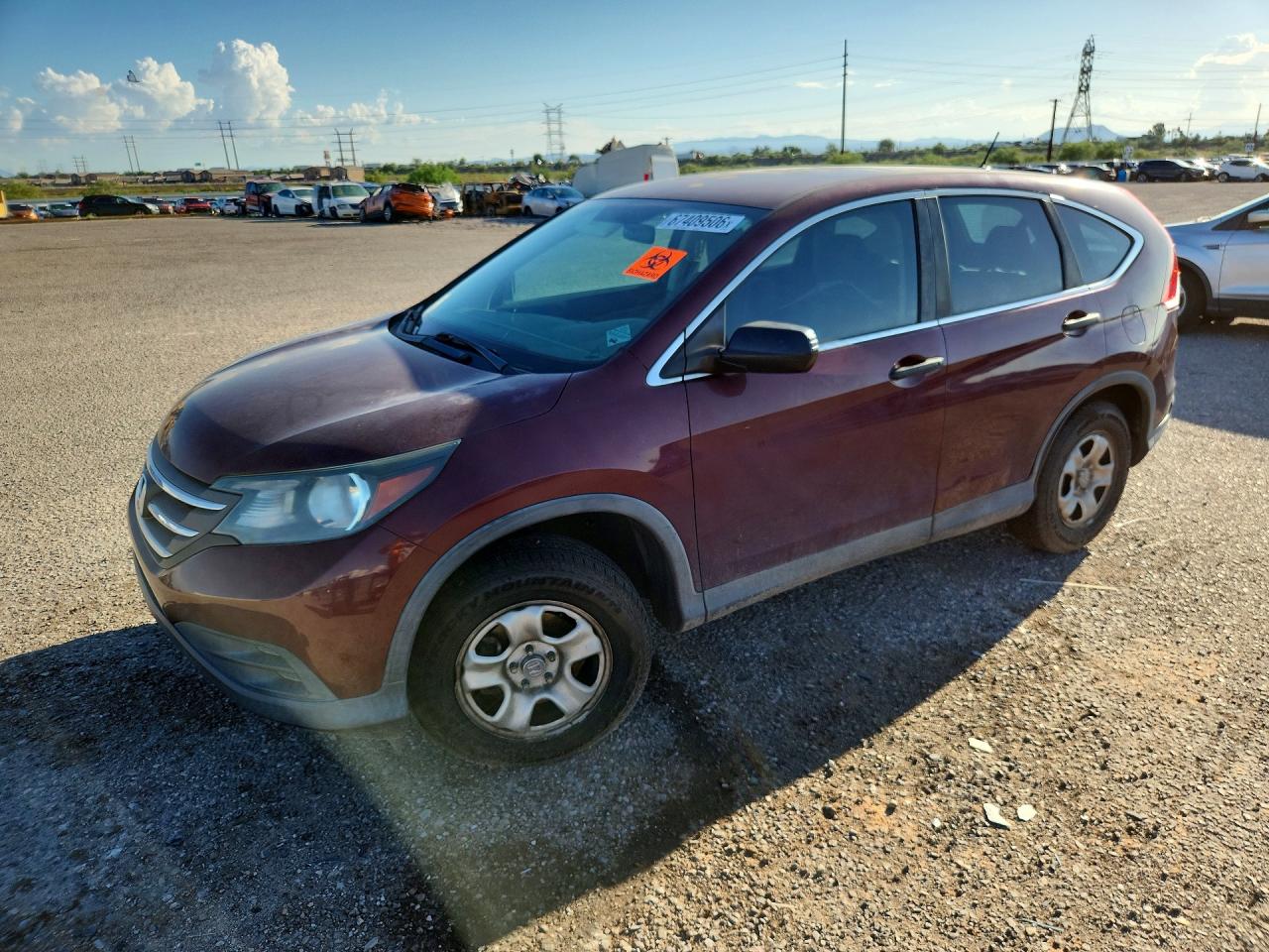 2014 HONDA CRV LX | 5J6RM3H31EL038526 | UPCARS