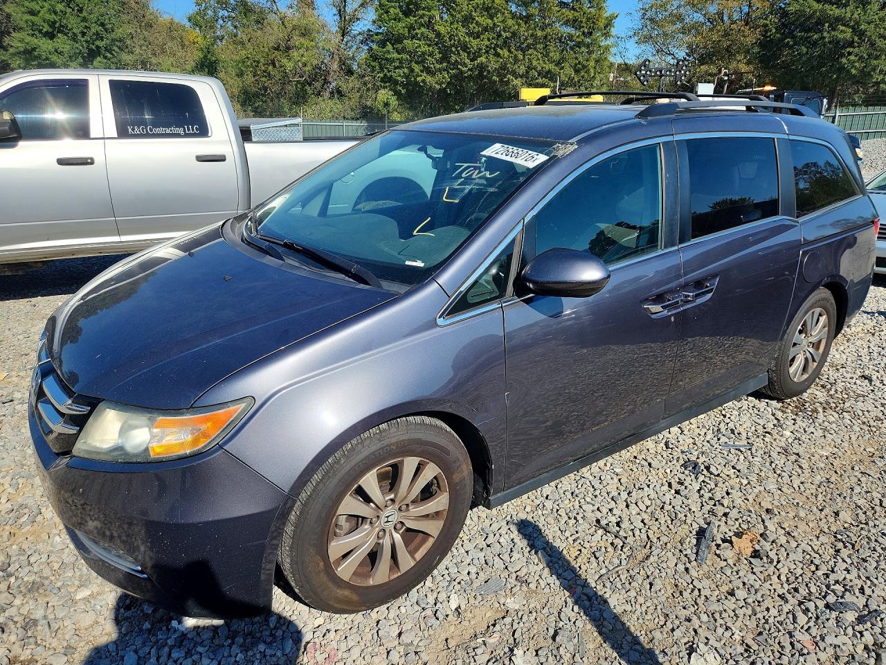 2017 HONDA ODYSSEY SE | 5FNRL5H31HB016604 | UPCARS