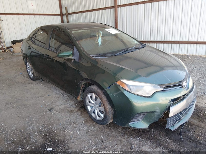2015 TOYOTA COROLLA LE | 2T1BURHEXFC314688 | UPCARS