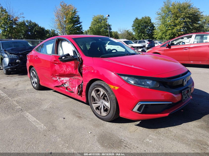 2019 HONDA CIVIC LX | 2HGFC2F66KH544737 | UPCARS