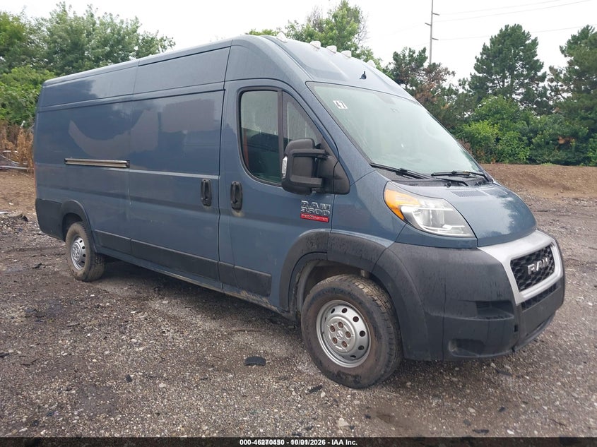 2020 RAM PROMASTER 3500 CARGO VAN HIGH ROOF 159 WB EXT | 3C6URVJG1LE140531 | UPCARS