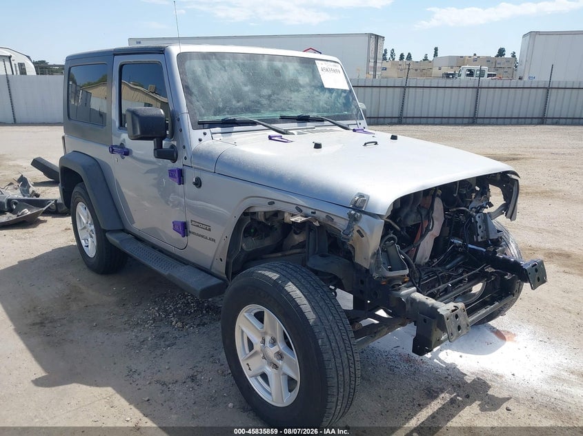 2017 JEEP WRANGLER SPORT | 1C4GJWAG5HL538486 | UPCARS