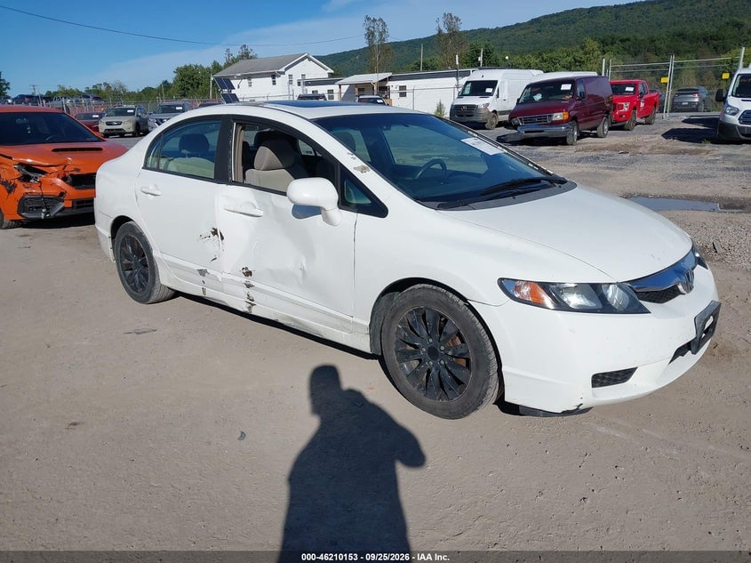 2009 HONDA CIVIC EX | 19XFA16809E022210 | UPCARS