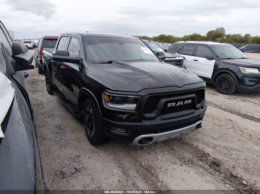 2019 RAM 1500 REBEL  4X4 5'7 BOX | 1C6SRFLT4KN630429 | UPCARS